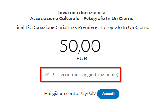 Donazione - No PayPal - Dati Destinatario (2)